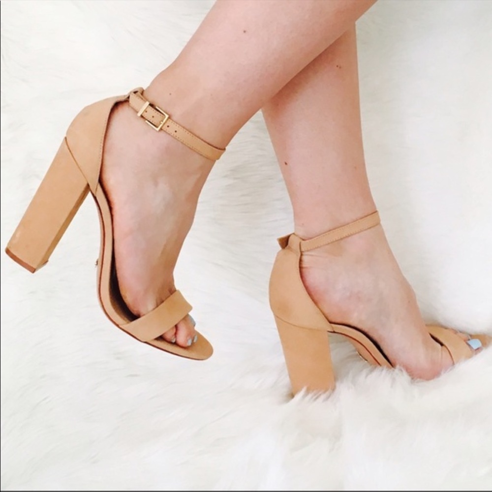 Schutz Enida Suede Ankle Strap Sandal